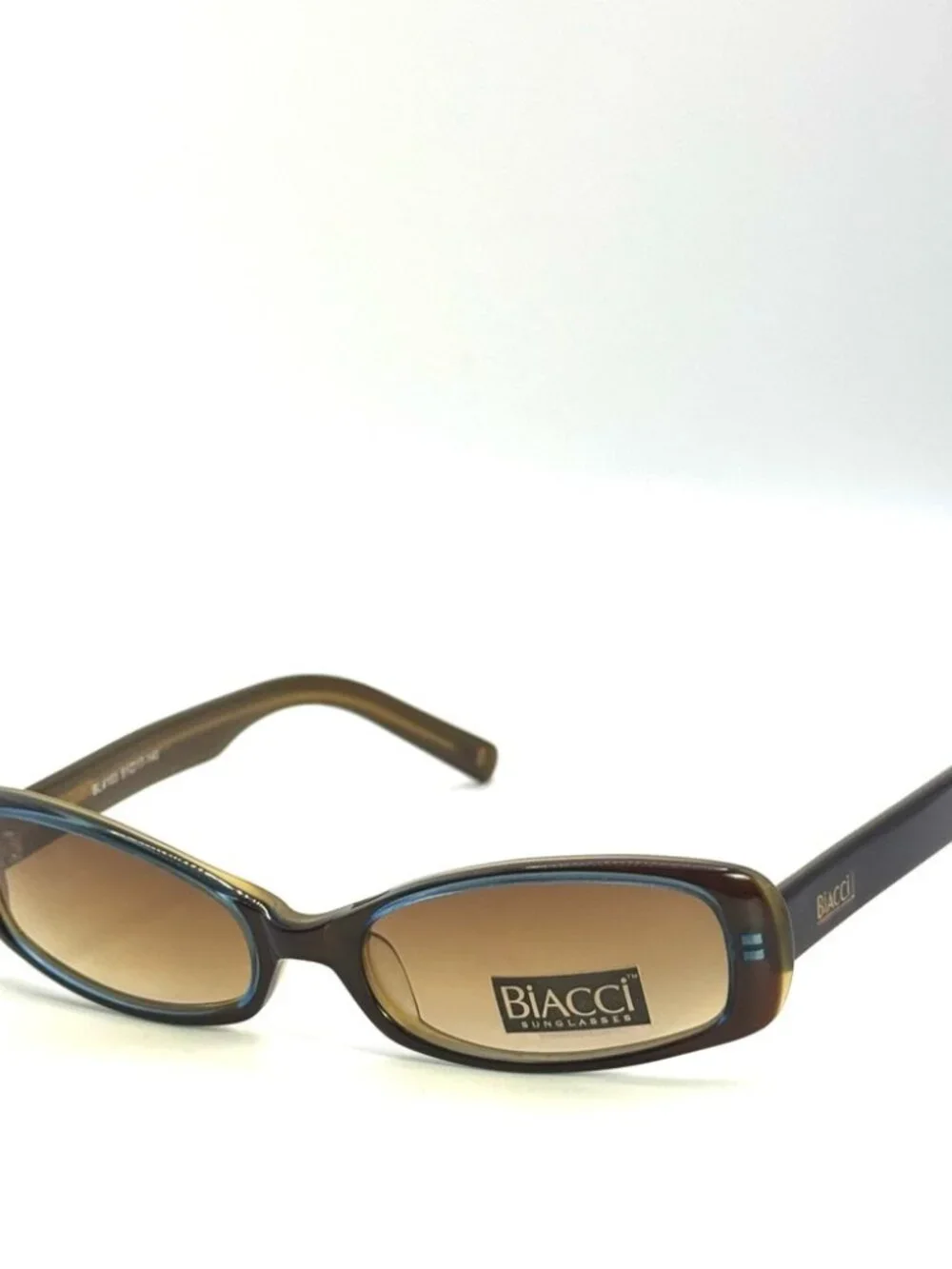 BL4103 BIACCI Sunglasses Brown/Blue Tint with Case & Cloth